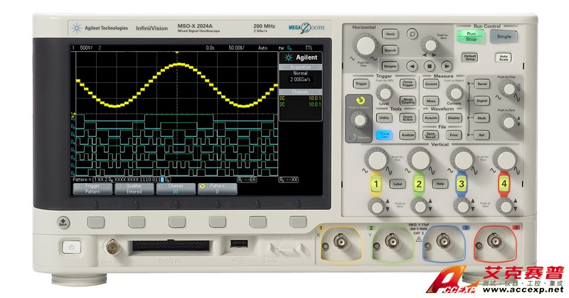 Agilent MSOX2004A 70 MHz、4 通道示波器圖片
