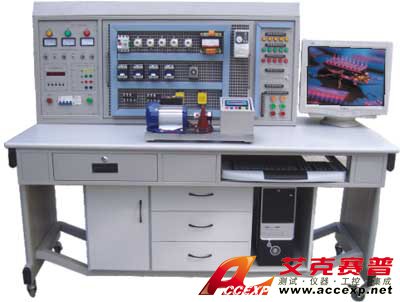 HYWK-168B型網(wǎng)孔型萬能機床電路實訓考核鑒定裝置（含 PLC 、變頻器）